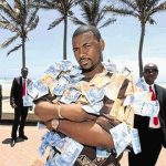 Wear clothing currency notes of South Africa wise Sage