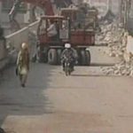 The demolition of the passive part of Baloch Colony in Karachi