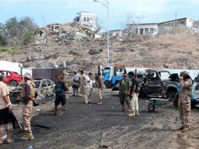 Attack, 30 soldiers at the military base in Yemen