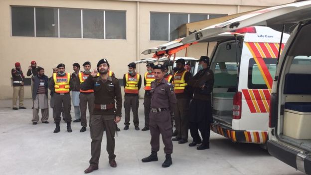 Continous the process of identification for bodies transfer to Islamabad