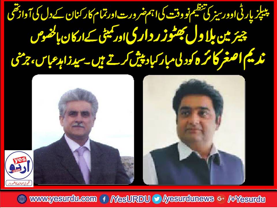 Syed Zahid Abbas, Germany