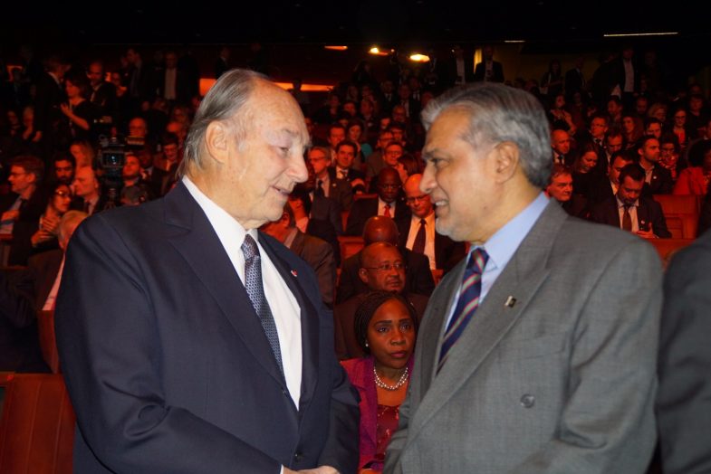 Senator Ishaq Dar join AFD's 75th birthday party