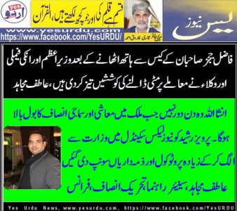 Atif Mujahid, Senior Leaderr, PTI, France