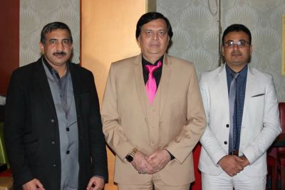 Prominent Anchor Person Ali raza, ARY news, given reception by overseas Pakistanis in France