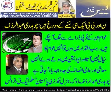 ch,abdul,rauf,doga,Gen,Secretary,PMLQ,France