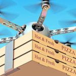 The delivery of goods through Dronz