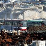 Aleppo: convoy of 5 buses and 350 people in the ambulance depart