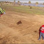 American man who made flying Christmas tree