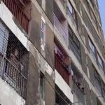 The Falling from building elevator child kills in Karachi