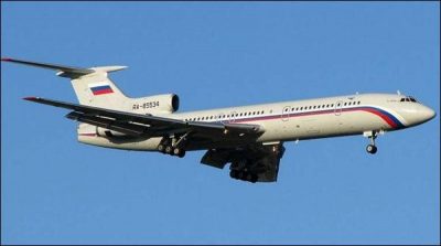 Russian military plane crashes near the Black Sea