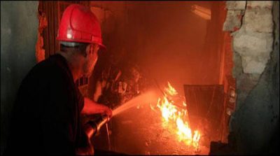 Karachi: Fire breaks out at the shop, the fire brigade overcame