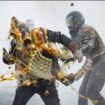 Annual Floor Fight Festival in Spain