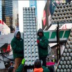 New York: At the Times Square 7 feet high mounted 17-digit installed