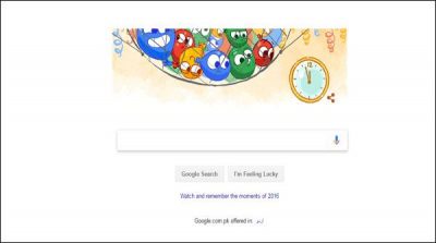 The new party, Google introduced a new doodle