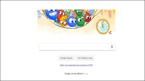 The new party, Google introduced a new doodle