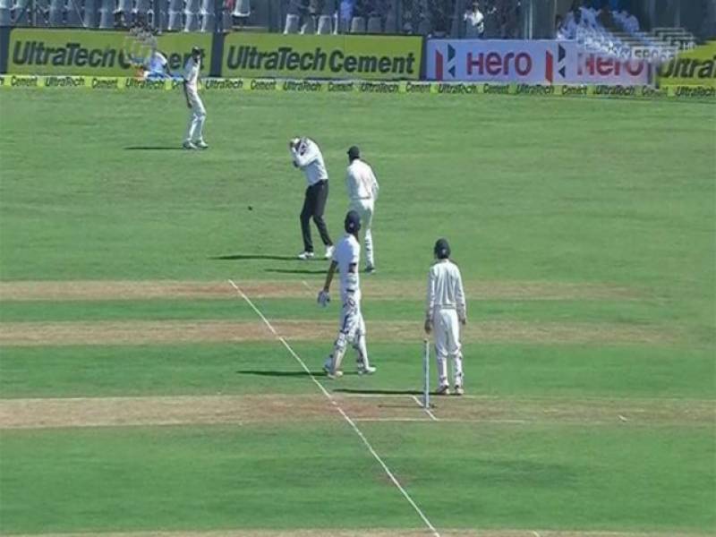 Bhuvneshwar Kumar injured umpire by hitting the ball during the match between India and England