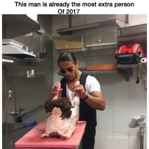 This man is already the Most Extra Person of 2017