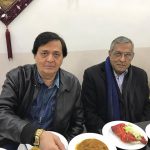 Mian Hanif, Chief Organizer PML N, France with Ali Raza, Producer and Director of ARY News