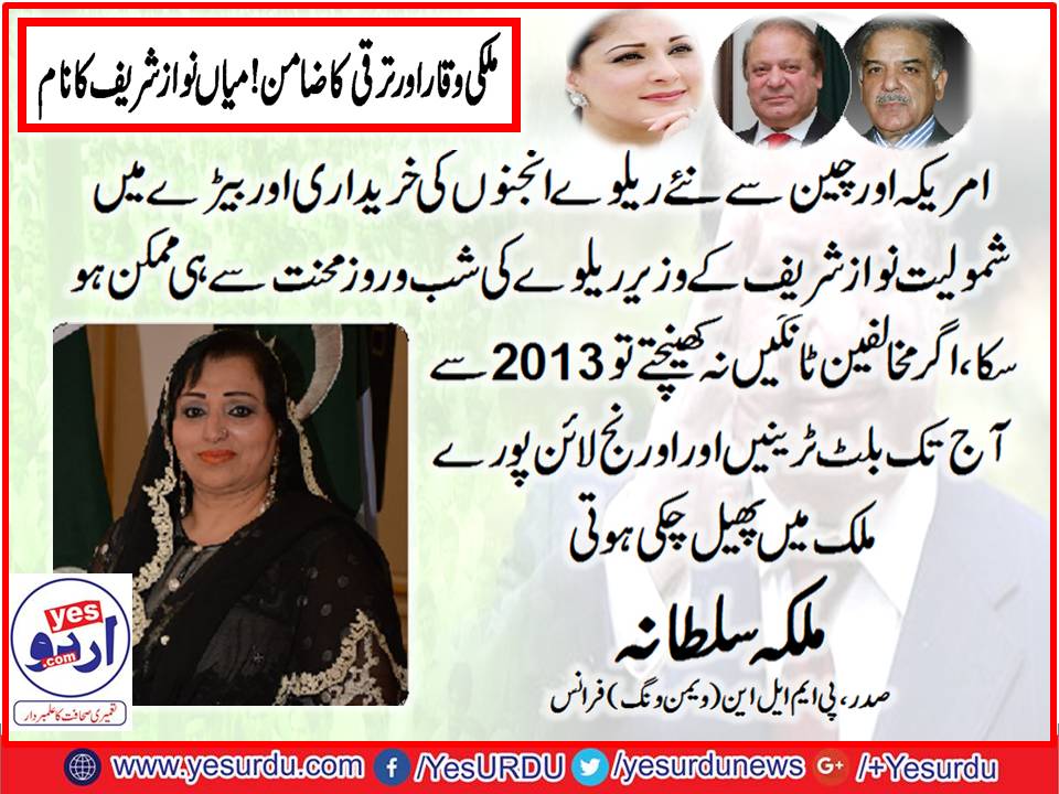 Malika Sultana, President, PMLN, women wing, France