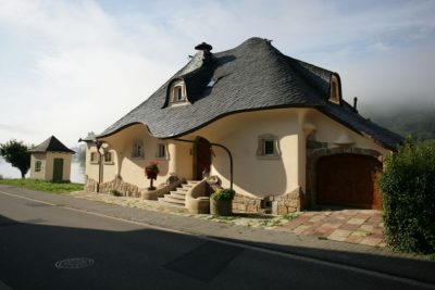 Fabulous house built by doctors in Zell, near the river Mosel, Germany.