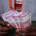 'Disappeared Mahatma Gandhi image on two thousand currency notes in India.