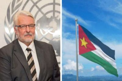 Poland's foreign minister had discovered a "new" country