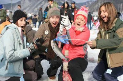 Ice Festival was set up in South Korea