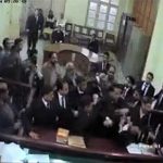 Lahore lawyers made the battlefield to court, rain punches while one another