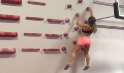 This girl is a beast! The girl as fit and strong as beast!