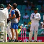 Matt Renshaw was rescued by Helmut dangerous bouncer of Mohammad Amir