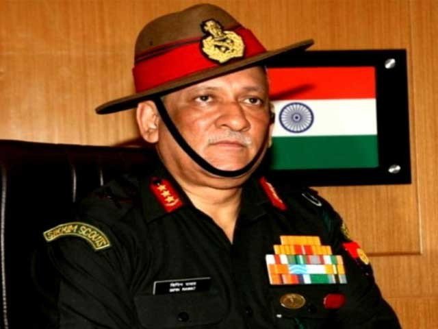 پاکستان کیخلاف مزید سرجیکل اسٹرائیک کر سکتے ہیں، بھارتی آرمی چیف کی گیدڑ بھبکی