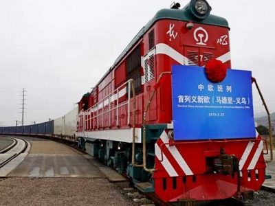 Freight train service launched from China to UK