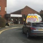 Guilty of rape in the UK cut his neck in a court trial