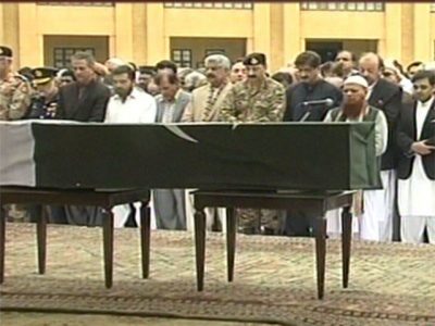 Sindh Governor Saeed-uz-Zaman laid to rest