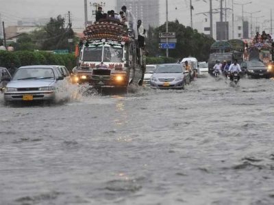 Second day of intermittent rain also in Karachi