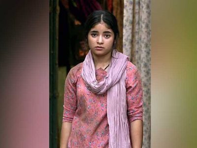 Young actress Zaira waseem retort answere to Indian sports minister related to Veil