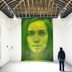 Masterpiece artwork made from grass