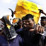 State Tamil Nadu slogans in favor of separation from India