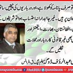 Ch. Abdur Rauf Doga, Senior, Leader, PMLQ, France