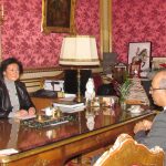 Ambassador of Pakistan to France Moin ul Haque wth Ms. Hauteserre, Mayor of Paris 8th Arrondissement
