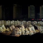 China: 19 buildings had collapsed together