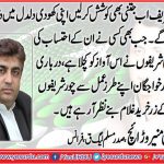 ch. Muneer Warraich, President, PMLQ, France