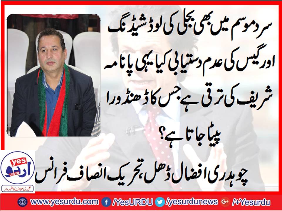 Ch. Afzal Dhal, PTI, France