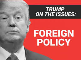 Mr. Trump and foreign policy by Dr. touseef Ahmed Khan on today