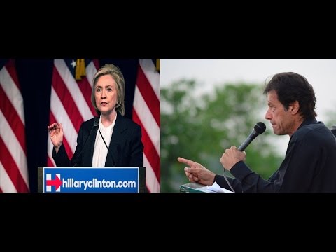 Before elections Imran is popular like Hillary.......! but by Dr. Ajmal Niazi on today