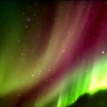 This unique spectacle of colors on sky in the Sweden