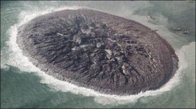 The island appeared near Gwadar disappeared