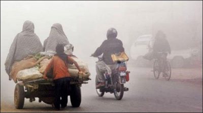 Fog in many areas of Sindh and Punjab