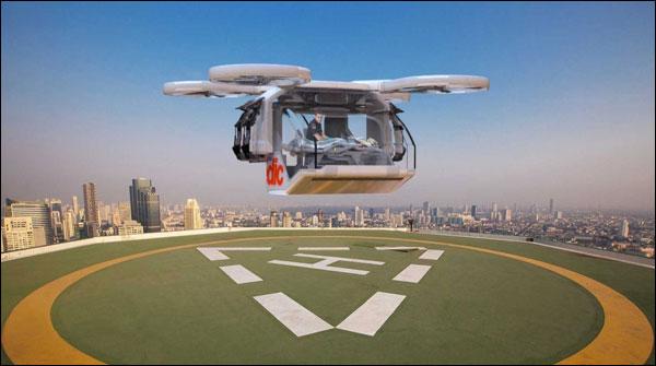 Achievement of US company, drone ambulance Design ready