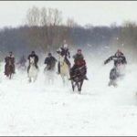 Unique horse races held on icy routes